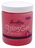 Queen Helene Gel 1Lb. Stylng Gel Hard To Hold (Pink) (3 Pack)