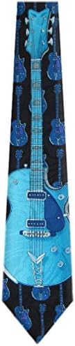Black - Blue Violin guitar electric guitar bass guitar tie ties