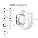 Joselinen Compatible with Apple Watch Magnetic Wireless Charger Pad Charging Cable Cord Compatible with Apple Watch iwatch 38 mm/42 mm Series 1/2/3/4, 3.3Ft White