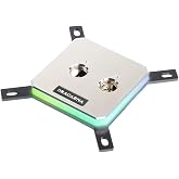 Dracaena.io CPU Water Block LGA1700/1200/115X, Metal Top, Black, 5V ARGB | Fits any G1/4 custom loop &middot; Also fits LGA1366, LGA2011 and LGA2066 boards &middot; ARGB controller and mounting kit included