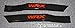 Custom Fender badge replacement for WRX STI 2008-2014 (WRX, Gloss Red WRX)
