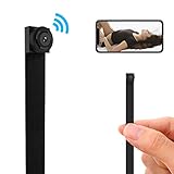 WiFi Spy Camera, 1080P HD Mini Hidden Camera Wireless Nanny Cam Home Security Covert Cameras with Motion Detection Remote Real-time Video (Black 1)