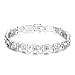 Mother's Day Gift Jing Chow Women Crystal Tennis Bracelet Perfect Jewelry Gift for Mom, 7.5