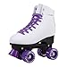 C SEVEN Cute Roller Skates for Kids and Adults (Purple, Women's 10 / Men's 9)