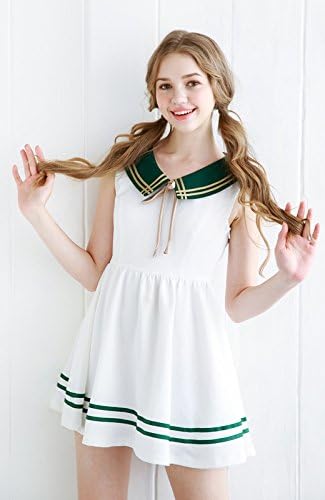 Amazon ワンピース ミニハンカチセット セーラーカラー ドレス ミニ丈 マリン Aライン グリーン 学生服 ノースリーブ ガーリー カジュアル K125 M ワンピース チュニック 通販 Amazon ワンピース ミニハンカチセット セーラーカラー ドレス ミニ丈 マリン Aライン グリーン 学生服 ノースリーブ ガーリー カジュアル K125 M ワンピース チュニック 通販