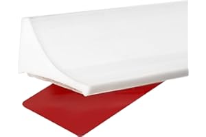 Frantie Water Barrier for Sink, Silicone Self-Adhesive Kitchen Water Splash Guard, Suitable for Shower Dam Water Stopper for Bottom of Frameless Shower Threshold Door Bottom, Bathtub, Countertop