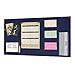 STEELMASTER Magnetic Board with Dry-Erase Pad, Pen and Magnets, 14 x 30 Inches, Blue (270163008)