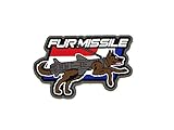 Mil-Spec Monkey Fur Missile PVC Morale Patch (Full Color)