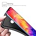 TUTUWEN Phone Case for Xiaomi Redmi Note 7, Carbon Fiber TPU Cover, Full Protective Slim Phone Shell Bumper Case [Anti-Fingerprint, Texture Design], Bonus with 2 Pcs Screen Protectors -Black