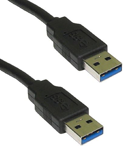 ISAIBELL USB 3.0 A to A Male to Male data cable Superspeed 1.5 feet (3 feet)