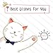 Lovely Cat Brooch Set Cute Cartoon Kitty Rabbit Brooch Pins Enamel Brooches Lapel Pins Clothes Bags Decoration Gifts for Woemn Girls by JoinLove