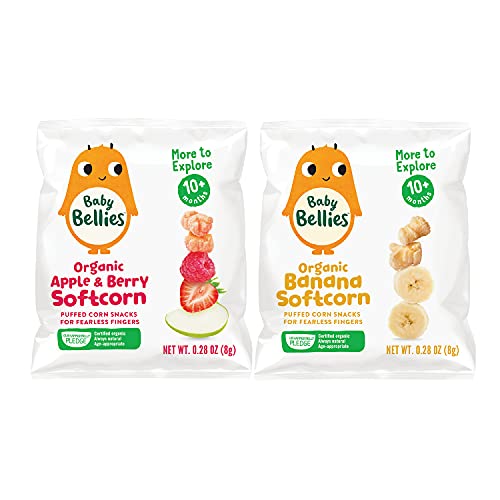 Baby Bellies Organic Softcorn Variety, 0.28 Ounce Bag (Pack of 14)