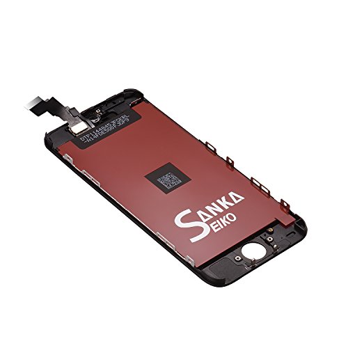 SANKA iPhone 5C LCD Screen Replacement, Digitizer Display Retina Touch Screen Glass Frame Assembly for iPhone 5C - Black (Free Tools Included) - Thumbnail 3