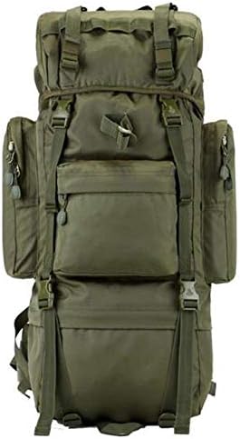 JYH Military New Nylon Large Capacity Backpack 70 Liter Steel Tube Men and Women Waterproof Travel Men's Bag