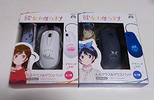 Amazon Co Jp タイトー 彼女 お借りします 光るマウス マウスパッド 全2種セット ホビー
