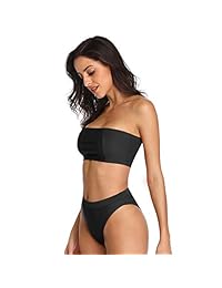 Traje de baño de dos piezas para dama sexy con parte superior de cintura alta