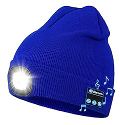 Bluetooth Beanie with Light, USB Rechargeable LED