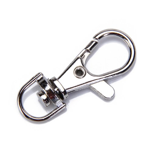 image for GREEN FABWOOD 5pcs 5/16 Inch Swivel Trigger Snap Hooks Silver--Used fo