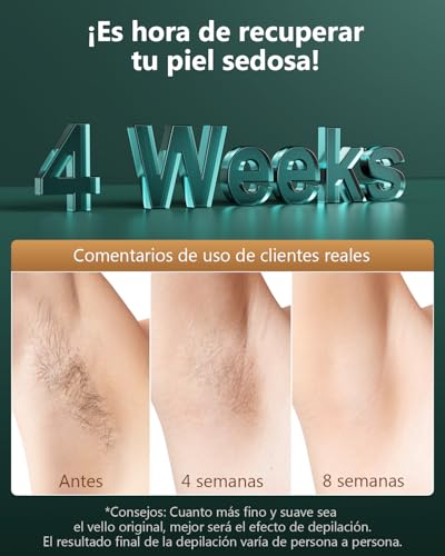 21J Laser Epilator with IGBT Fast Flash Technology 0.8s, Unlimited Blinking Epilator Pulsed Light Woman 600-1200NM, 3 Unique Modes Laser Hair Removal Face, Bikini, Body, Green Gold