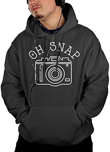 Men Oh Snap Camera Pullover Hoody With Front Pocket