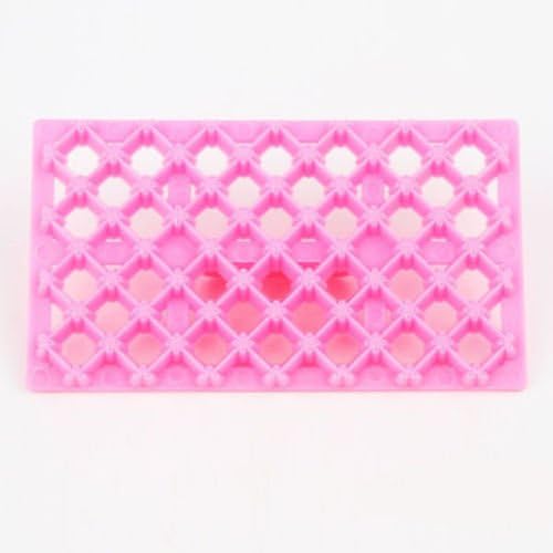 Silicone 46 Rhombus Cake Chocolate Cookies Baking Mould Ice Cube Soap Mold Tray (Flowers)