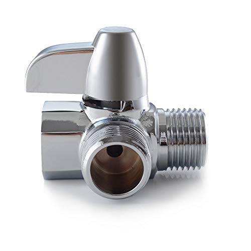 image for HEMCER 100% Solid Brass Shower Arm Diverter Valve for Hand Held Shower