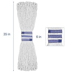 24 oz Loop-End Cotton String Mop Head, Heavy Duty