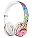 Neon Color Fushion with Black Splatters DesignSkinz Full-Body Skin Kit for The Beats by DRE Solo 3 Wireless Headphones/Ultra-Thin/Matte Finished/Protective Skin Wrap