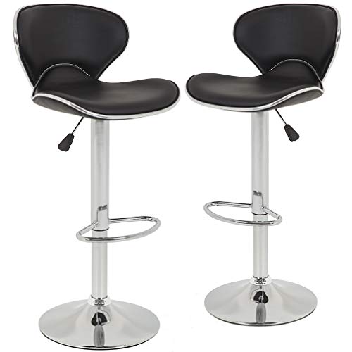 Amazon Com Bar Stools Counter Height Adjustable Bar Chairs