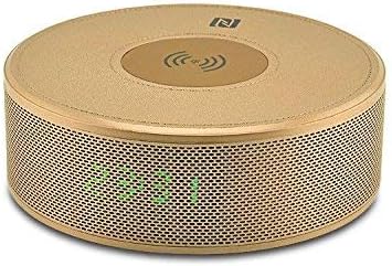 Bluetooth Speaker Wireless Charging Stereo Speaker LED (gold)
