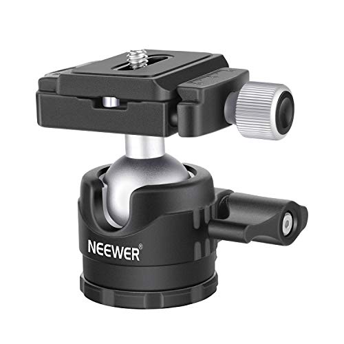 NEEWER 28mm Low Profile Tripod Ball Head 360° Panoramic Rotating with 1
