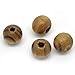 Souarts 800PCS Brown Wooden Beads, Natural Round Polished Wood Beads for Bracelets Making, Necklace, Craft Making: 8mm