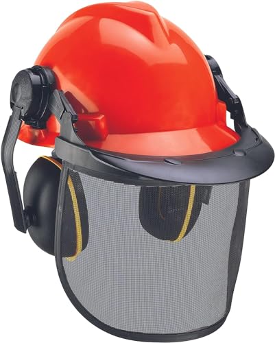 Einhell Foresty Helmet with Ear Defender and Face Mask