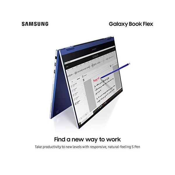 Samsung Galaxy Book Flex 13.3 Inch 8 GB Intel Core i5-1035G4 Processor Laptop - Royal Blue (UK Version) - Image 3