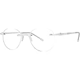 Scojo New York Gels Round Reading Glasses, Handmade Scratch Resistant Readers for Women and Men