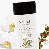 Nourish Organic Stick Deodorant, Almond Vanilla, 2.2 Ounce