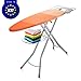 Bartnelli Pro Ironing Board with Steam Station Rest | Made in Europe | Adjustable Height with Storage Tray for Your Ironed Clothes | Includes Rack for Hanging Hangers (Ironing Surface Size 48x16”)
