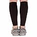 Zensah Running Leg Compression Sleeves - Shin Splint, Calf Compression Sleeve Men and Women (Black, Large/X-Large)