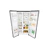 LG GSL761PZXV Freestanding American Fridge Freezer, Frost Free, 246 liters, Stainless Steel, Noise level: