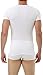 Underworks Mens Performance Cotton Compression Crew Neck T-Shirt - for Workouts, Slimming, and as Undershirt, Large, White