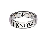 Animewild Star Wars I Know Stainless Steel Ring