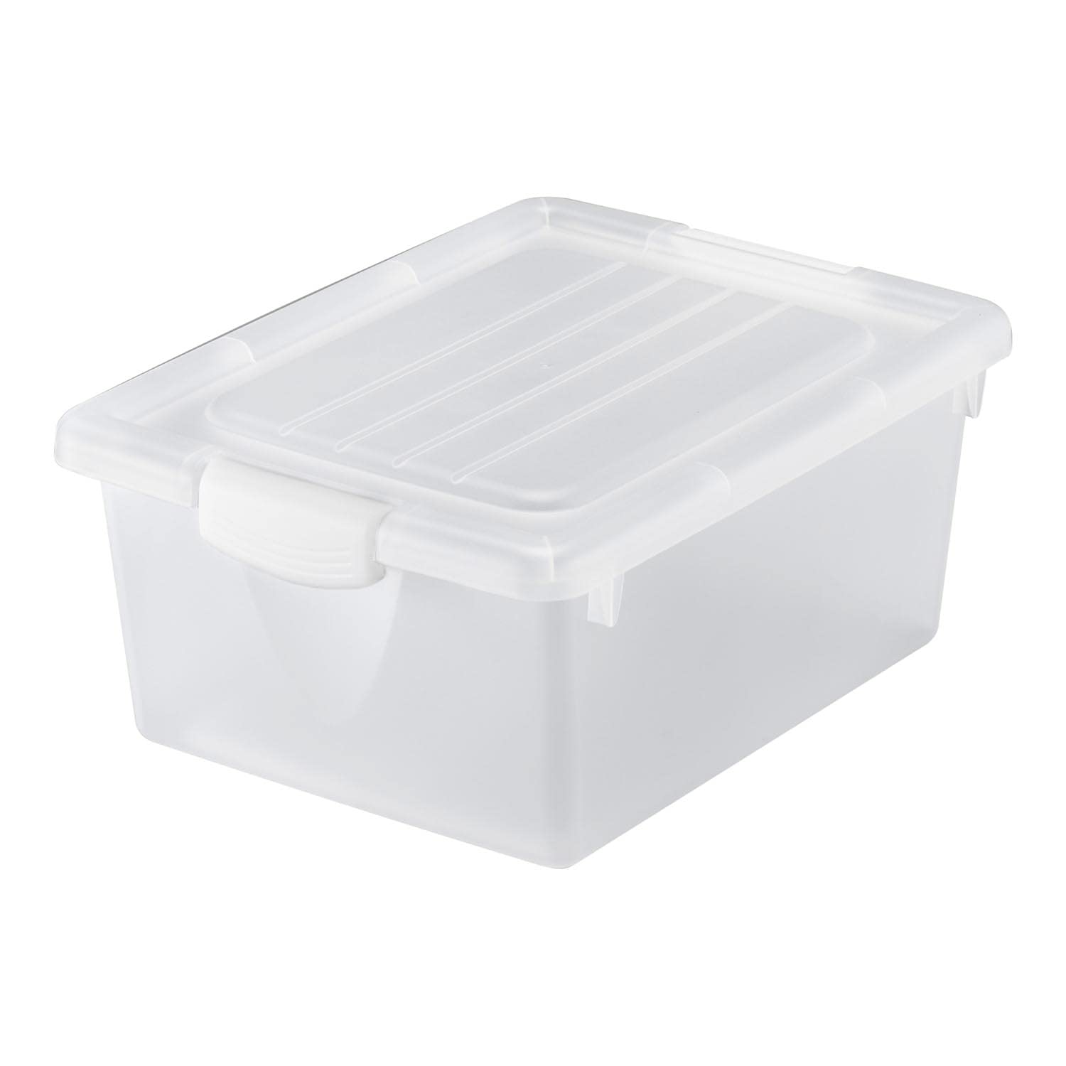 サンカ ふた付き 収納ボックス B5 対応 ハコス S サイズ クリア 色(幅27.5×奥行37.5×高さ16cm) Nhc-SCL 日本製商品画像