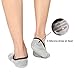 No Show Socks Women Ankle Low Cut Socks Invisible Non Slip Footies Liner for Sneakers Boat Shoes 6 Pairs