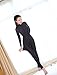 LOVER Womens Sexy Lingerie Double Zipper Long Sleeves, Black, Size One Size
