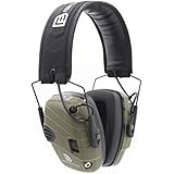 Bochamtec Norland Rubberized Coating Electronic Earmuff, Hearing Protection Noise Auto Compress &amp; Reduction Sound Amplification,NRR25 Ideal for Shooting and Hunting
