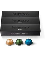 Nespresso Capsules VertuoLine, Medium and Dark Roast Coffee, Variety Pack, Stormio, Odacio, Melozio, 10 Count (Pack of 3)
