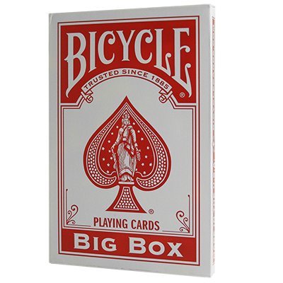 MMS Big Bicycle Cards (Jumbo Bicycle Cards, Red)