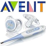 Philips Avent Digital Baby Soother Dummy Thermometer Set Brand New Sch540/00 for Children Fast Shipping Ship Worldwide