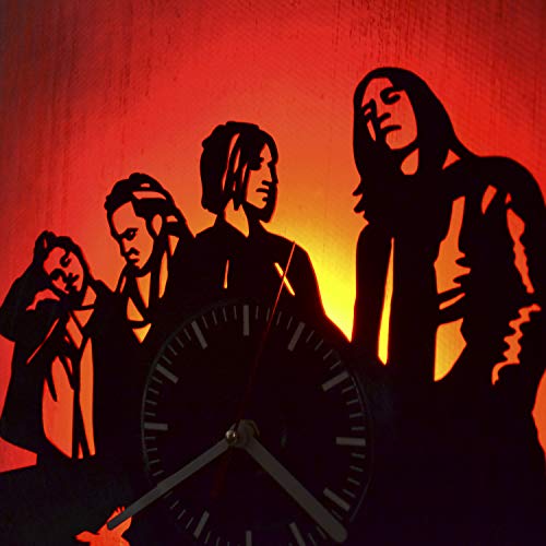 image for Art Finder Shinedown Rock Band Led Light Vinyl Record Wall Clock - Get