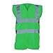 Yoko Unisex Premium Hi-Vis Waistcoat Vest/Jacket (L) (Purple)